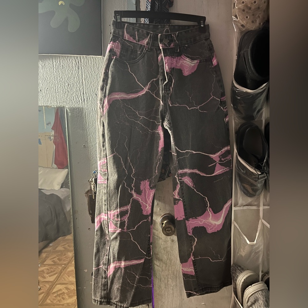 Jaded London lightning strike Boyfriend fit jeans
